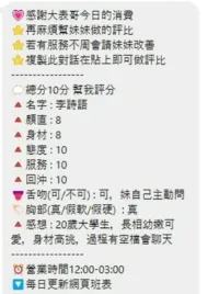 桃園定點茶-李詩語